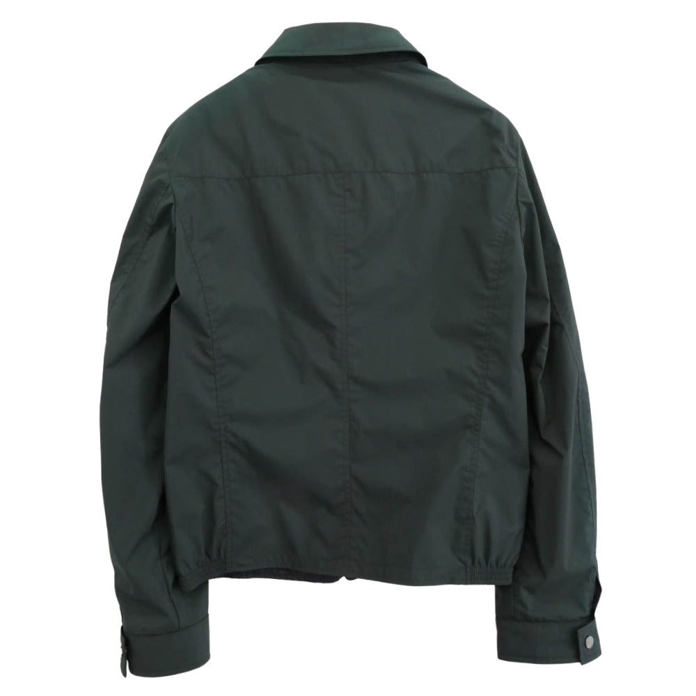 ムーレー イタリア製 SONCINO-REV-STEP リバーシブル スウィングトップ ブルゾン L グリーン系 ネイビー系 40【中古】