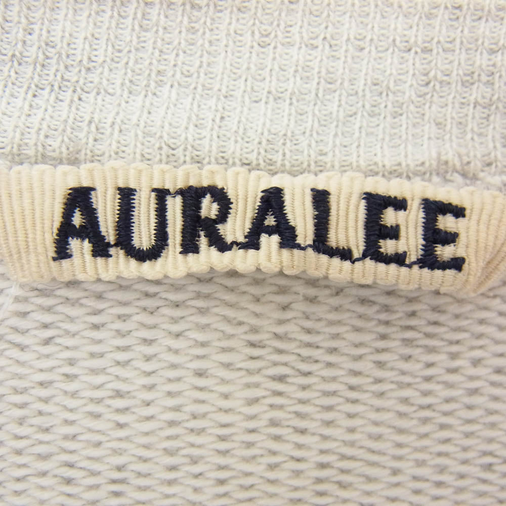 AURALEE オーラリー 21SS A21SP02GU SUPER SOFT SWEAT BIG P/O スーパーソフト スウェット ビッグ グレー系 5【中古】