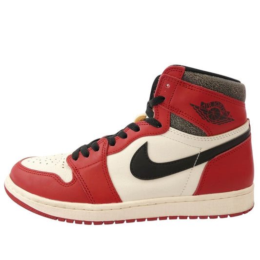 NIKE AIR JORDAN ナイキ ジョーダン DZ5485-612 Air Jordan 1 High OG Lost & Found Chicago AJ1 エアジョーダン ハイ ロスト ファウンド スニーカー レッド系 ホワイト系 28cm【中古】