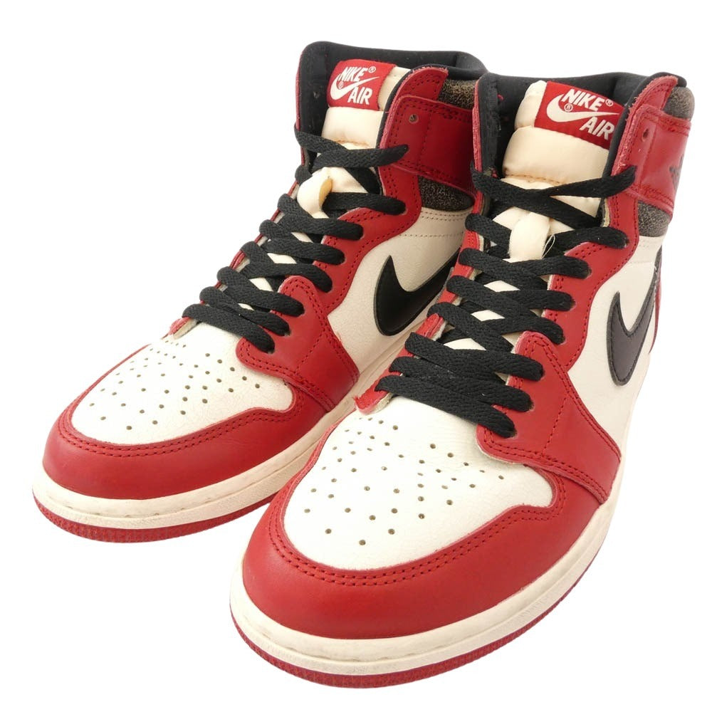 NIKE AIR JORDAN ナイキ ジョーダン DZ5485-612 Air Jordan 1 High OG Lost & Found Chicago AJ1 エアジョーダン ハイ ロスト ファウンド スニーカー レッド系 ホワイト系 28cm【中古】