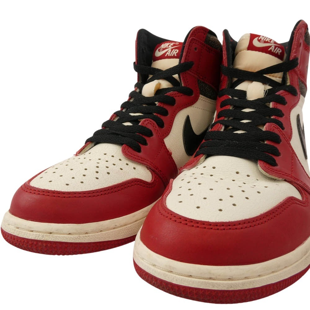 NIKE AIR JORDAN ナイキ ジョーダン DZ5485-612 Air Jordan 1 High OG Lost & Found Chicago AJ1 エアジョーダン ハイ ロスト ファウンド スニーカー レッド系 ホワイト系 28cm【中古】