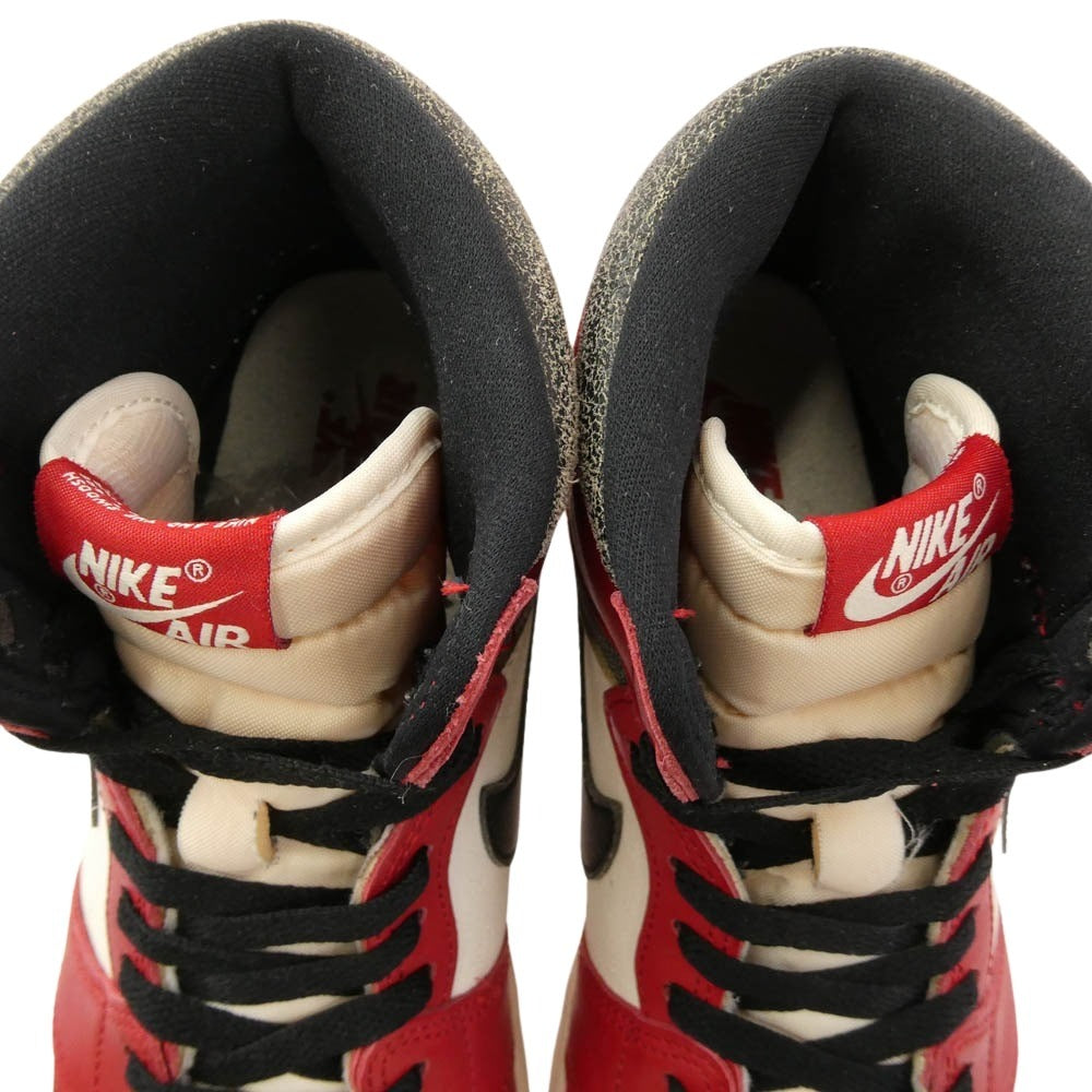 NIKE AIR JORDAN ナイキ ジョーダン DZ5485-612 Air Jordan 1 High OG Lost & Found Chicago AJ1 エアジョーダン ハイ ロスト ファウンド スニーカー レッド系 ホワイト系 28cm【中古】