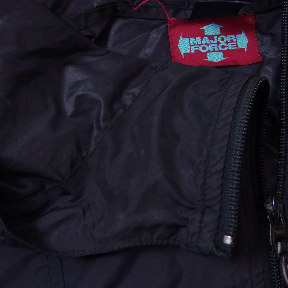 メジャーフォース mont-bell モンベル 90s ナイロン アノラック ジャケット ブラック系 L【中古】