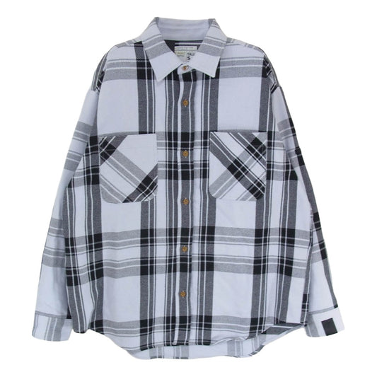 N.HOOLYWOOD エヌハリウッド × BIG MAC ビッグマック 長袖 チェック シャツ グレー系 S【中古】