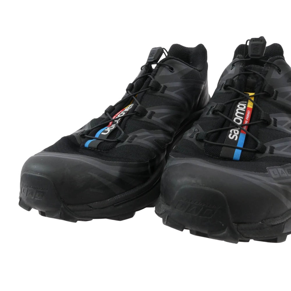 salomon サロモン 410866 XT6 ユニセックス スポーツスタイル シューズ スニーカーブラック ブラック系 27.5cm【中古】
