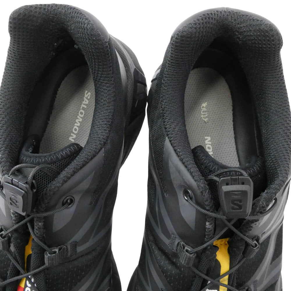 salomon サロモン 410866 XT6 ユニセックス スポーツスタイル シューズ スニーカーブラック ブラック系 27.5cm【中古】