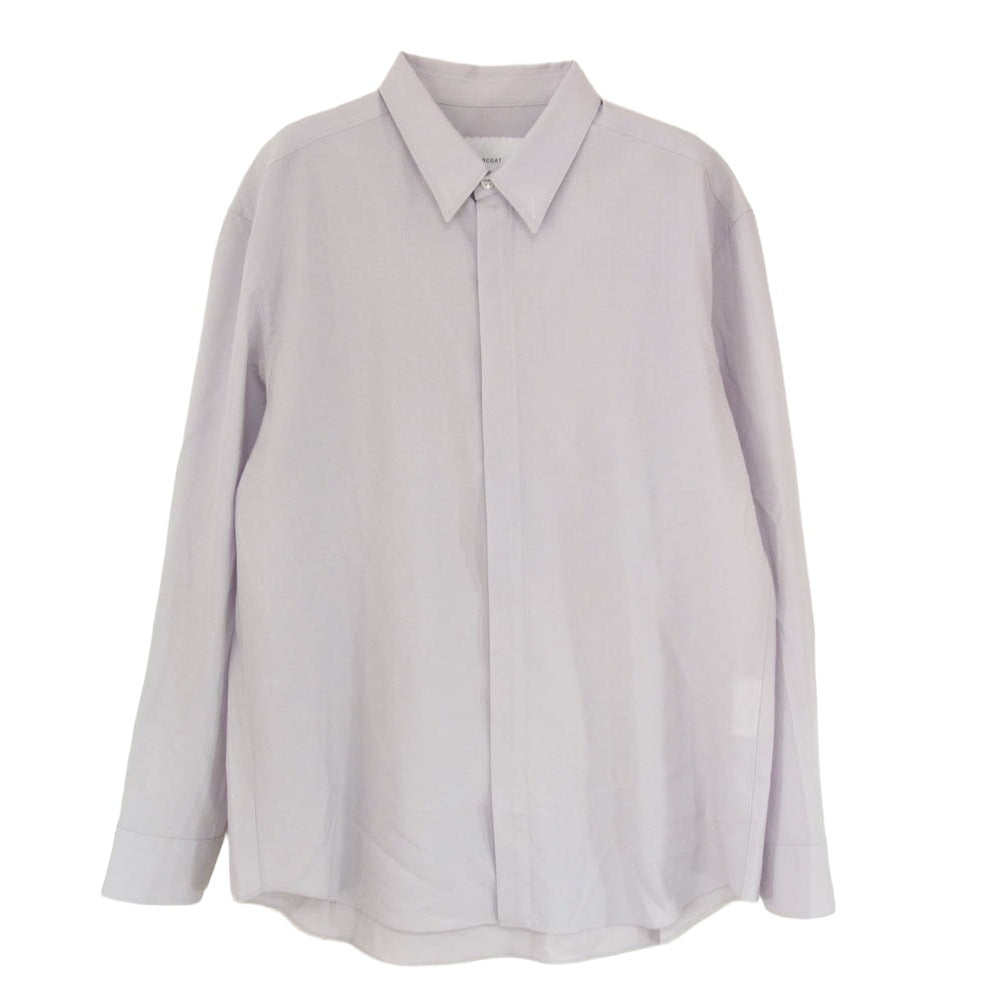 OVERCOAT オーバーコート T01-NKWS 大丸製作所 Wool Shirt ウールシャツ 長袖 シャツ グレー系 2【中古】