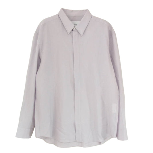OVERCOAT オーバーコート T01-NKWS 大丸製作所 Wool Shirt ウールシャツ 長袖 シャツ グレー系 2【中古】