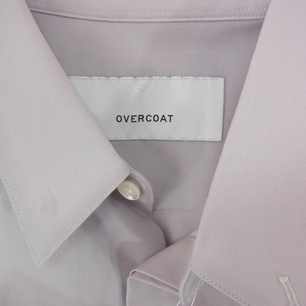 OVERCOAT オーバーコート T01-NKWS 大丸製作所 Wool Shirt ウールシャツ 長袖 シャツ グレー系 2【中古】