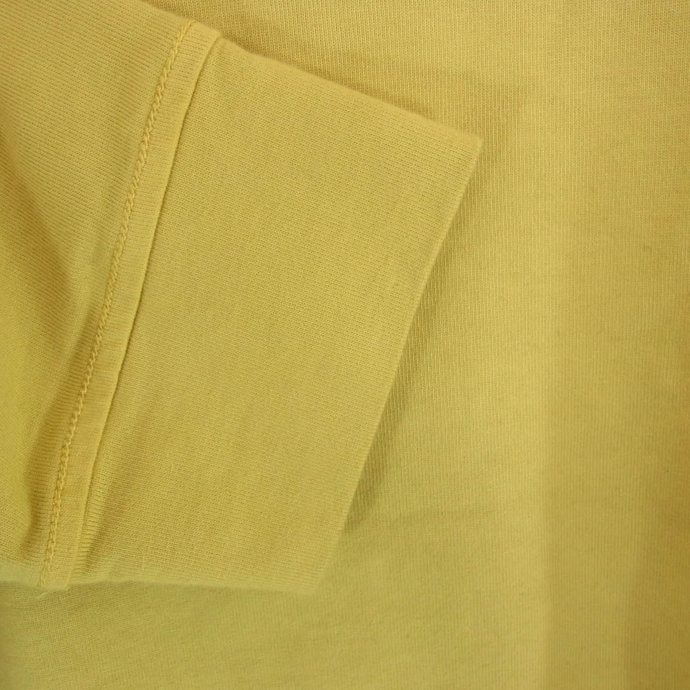 STONE ISLAND ストーンアイランド 811563750 HEAVY COTTON JERSEY GARMENT DYED ヘビーコットン ジャージー ガーメントダイ クルーネックスウェット イエロー系 M【中古】