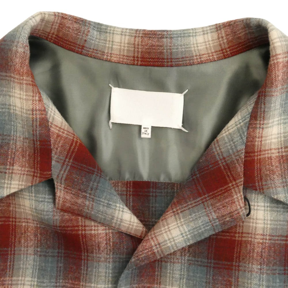 MAISON MARGIELA メゾンマルジェラ 23AW S67DT0010 × PENDLETON ペンドルトン オーバーサイズ チェックシャツ マルチカラー系 42【中古】