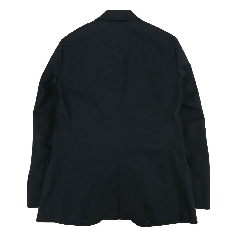 シンプリシテ 2B シングル テーラード ジャケット イージー チノ スラックス パンツ セットアップ ネイビー系 L【中古】