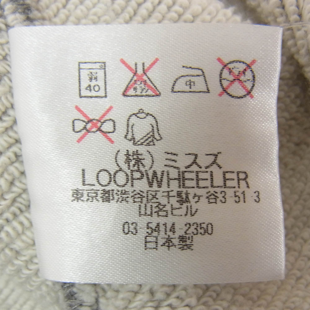 LOOPWHEELER ループウィラー コットン スウェット トレーナー グレー系 M【中古】