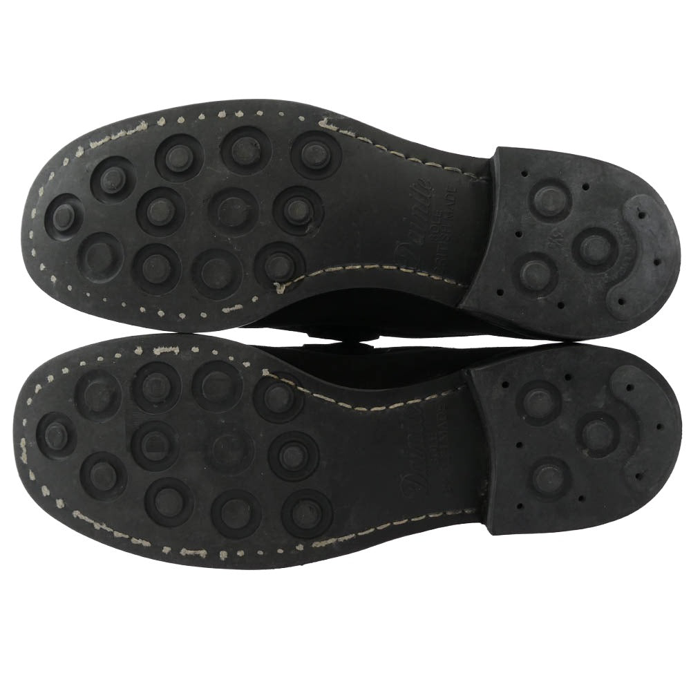 GUCCI グッチ スエード シェリーライン ホースビット ローファー ブラック系 8D【中古】