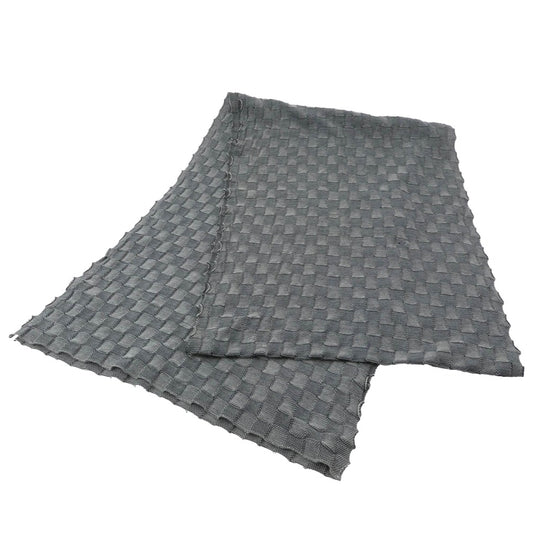 LOUIS VUITTON ルイ・ヴィトン ダミエ LVロゴ コットン ストール マフラー グレー系【中古】