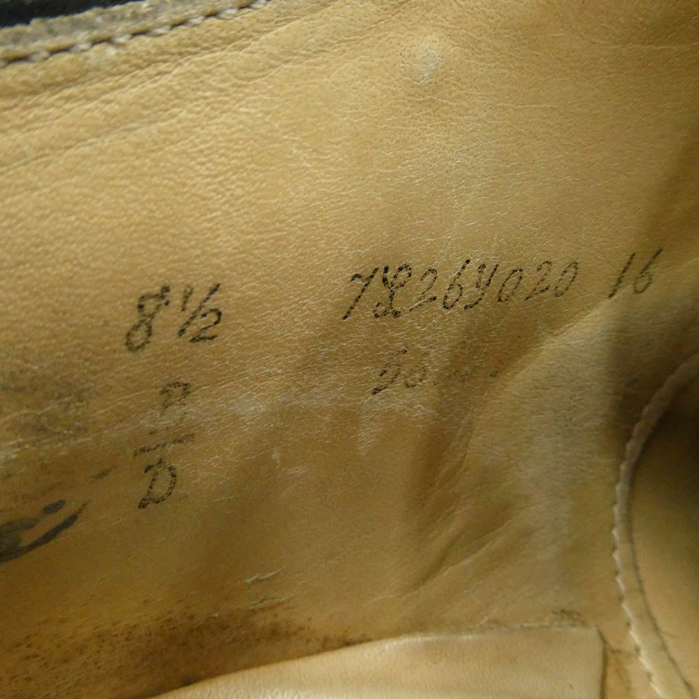 ALDEN オールデン 56251 Cordovan Cap Toe コードバン レザー キャップトゥ シューズ ブラック系 8.5【中古】