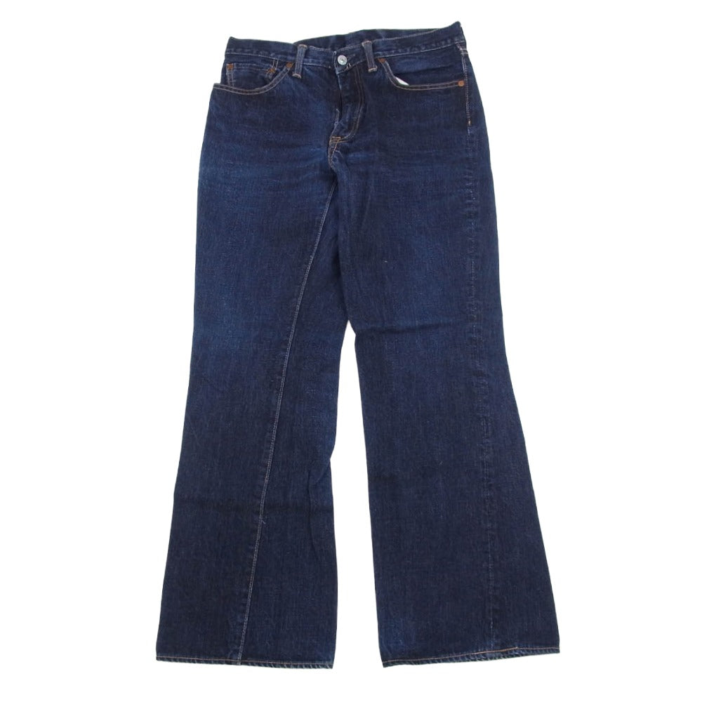 TWO MOON トゥームーン XXタイプ ボタンフライ セルビッチ デニム パンツ インディゴブルー系 33【中古】