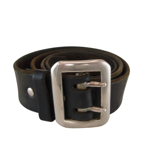 RAINBOW COUNTRY レインボーカントリー Double pin Garrison belt ダブルピン ギャリソン ベルト ベルト穴追加 ブラック系 34【中古】