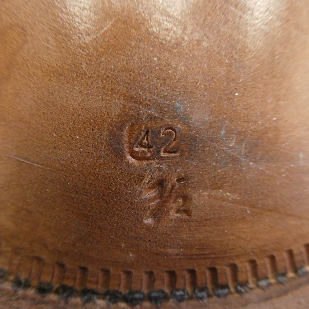 エンツォボナフェ ビット スエード ローファー ブラウン系 42.5【中古】