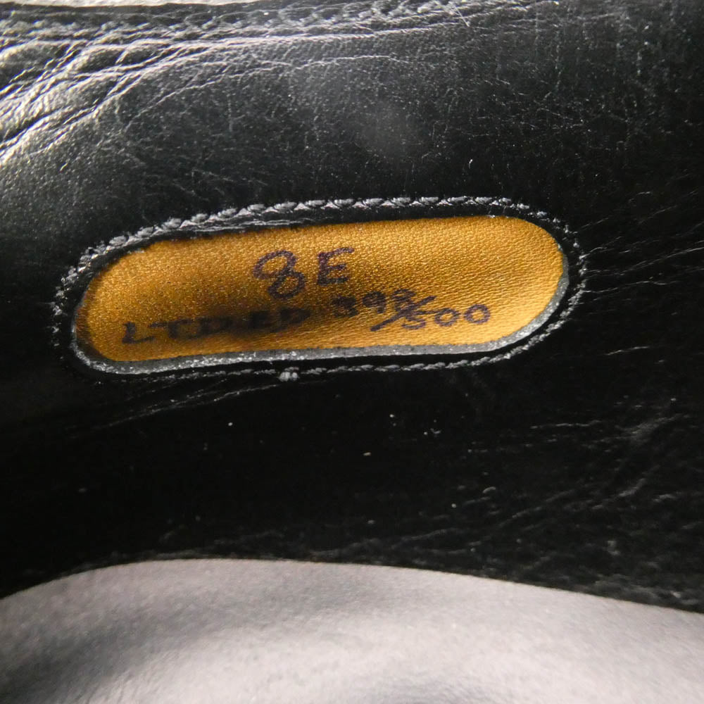 アンソニークレバリー シューツリー付 ウィングチップ ドレス レザー シューズ ブラック系 8E【中古】