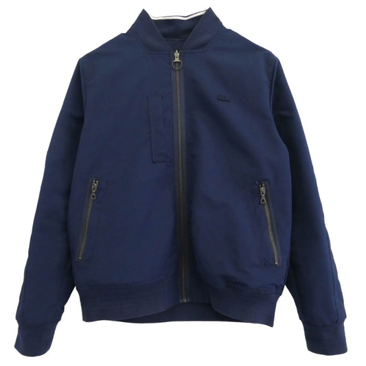 LACOSTE ラコステ BH3330-99 リバーシブル ボンバー ジャケット ネイビー ネイビー系 オフホワイト系 FR50【中古】