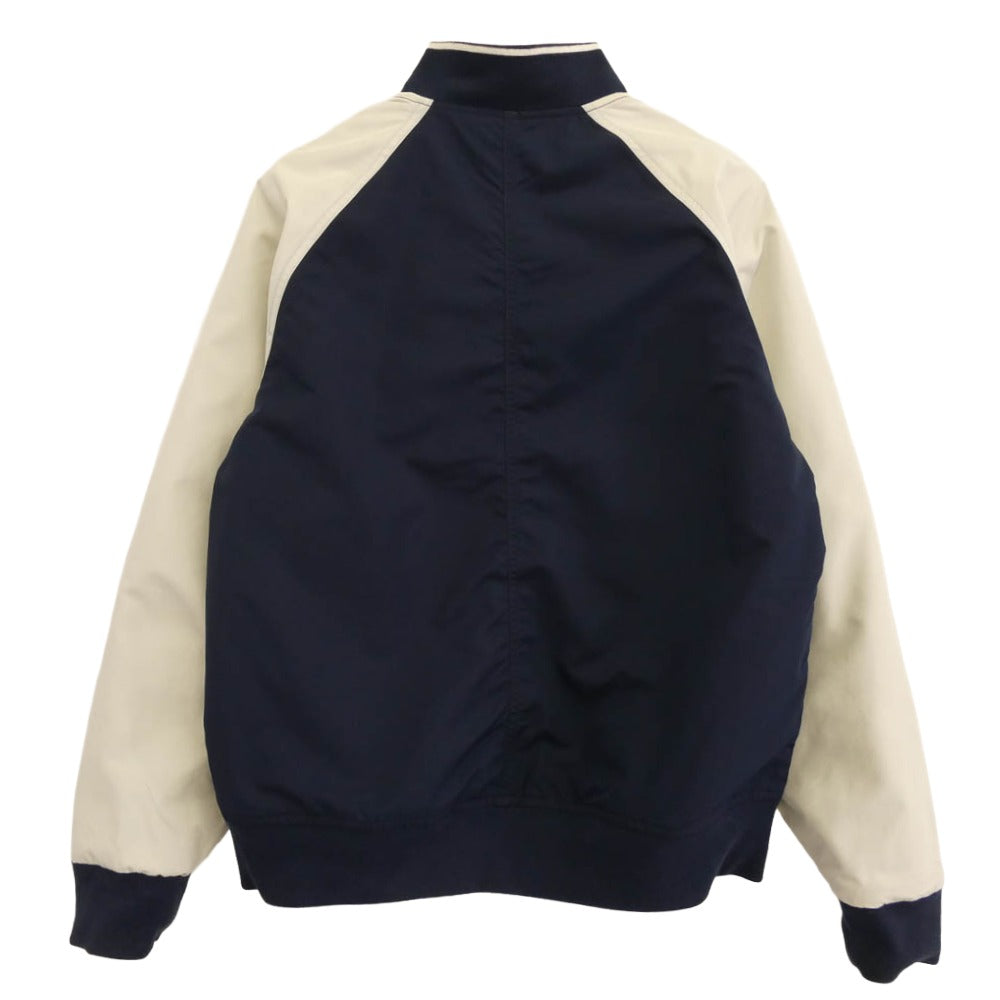 LACOSTE ラコステ BH3330-99 リバーシブル ボンバー ジャケット ネイビー ネイビー系 オフホワイト系 FR50【中古】