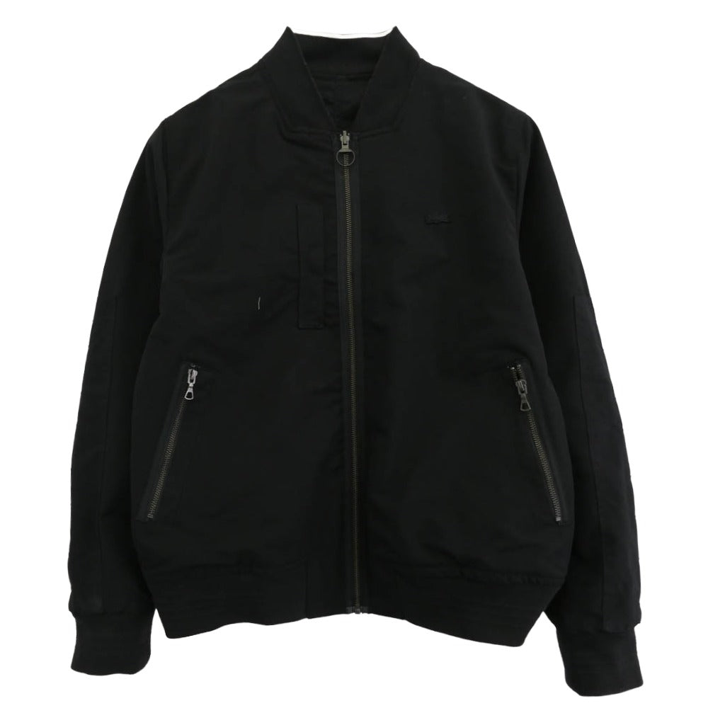 LACOSTE ラコステ BH3330-99 リバーシブル ボンバー ジャケット ブラック ブラック系 グレー系 FR50【中古】