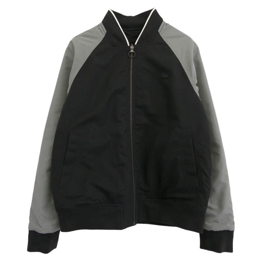 LACOSTE ラコステ BH3330-99 リバーシブル ボンバー ジャケット ブラック ブラック系 グレー系 FR50【中古】