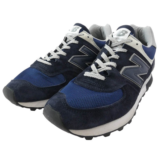 NEW BALANCE ニューバランス OU576PNV 英国製 MADE IN ENGLAND 576 Navy ローカット スニーカー ネイビー系 26.5cm【中古】