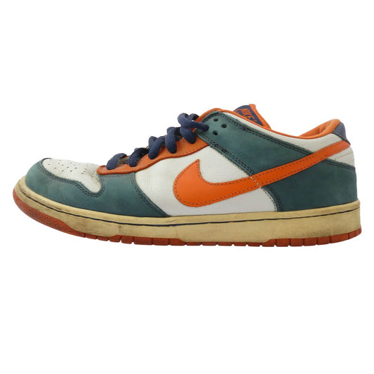 NIKE ナイキ 304292-184 SB Dunk Low Broncos ダンク ロウ ブロンコス スニーカー グリーン系 オレンジ系 28.5cm【中古】