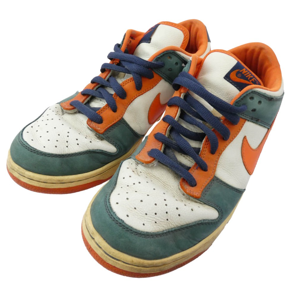 NIKE ナイキ 304292-184 SB Dunk Low Broncos ダンク ロウ ブロンコス スニーカー グリーン系 オレンジ系 28.5cm【中古】