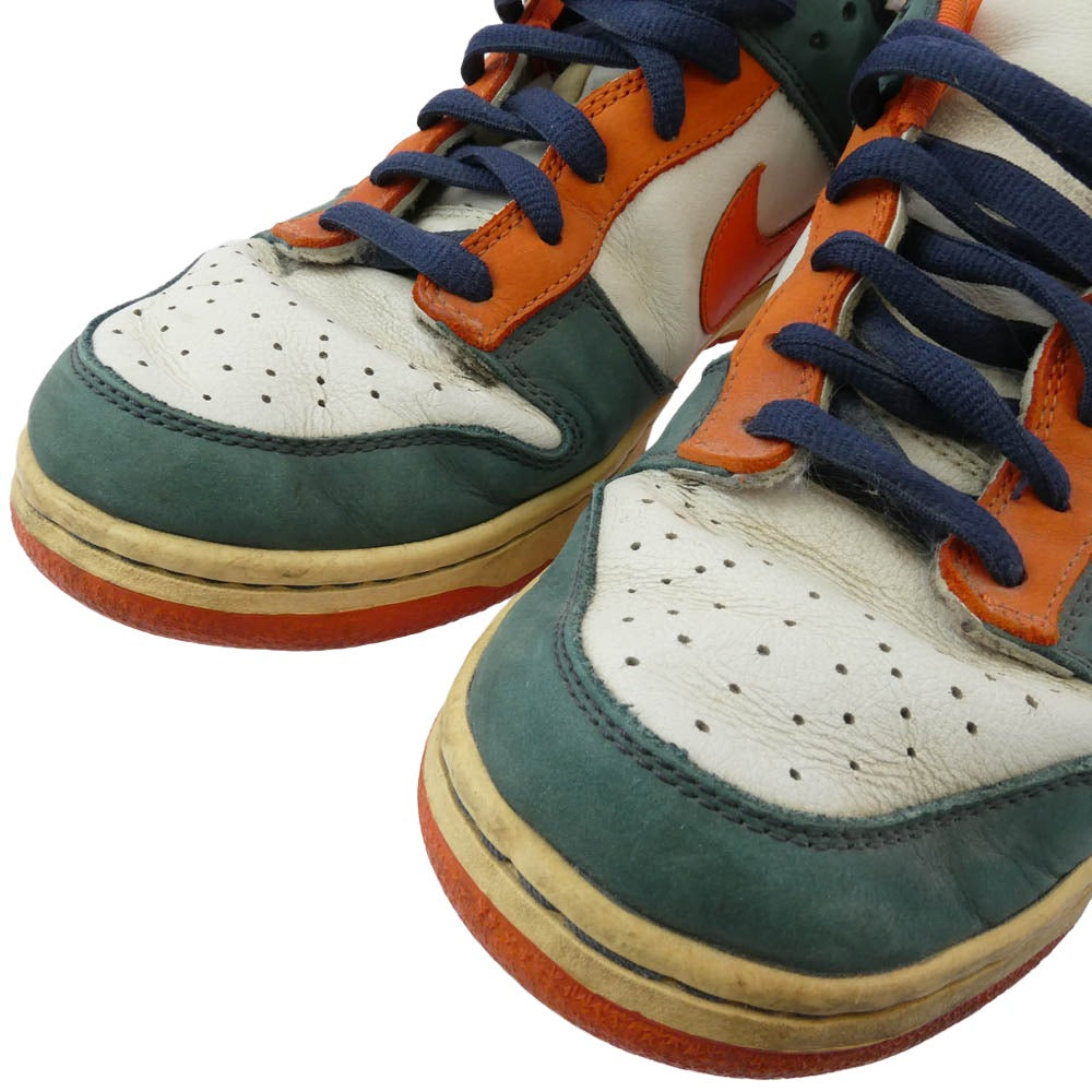 NIKE ナイキ 304292-184 SB Dunk Low Broncos ダンク ロウ ブロンコス スニーカー グリーン系 オレンジ系 28.5cm【中古】
