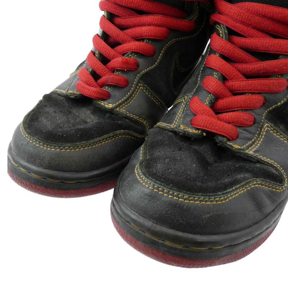 NIKE ナイキ 305050-001 Dunk High Unlucky 13 ダンク ハイ アンラッキー スニーカー ブラック系 27.5cm【中古】