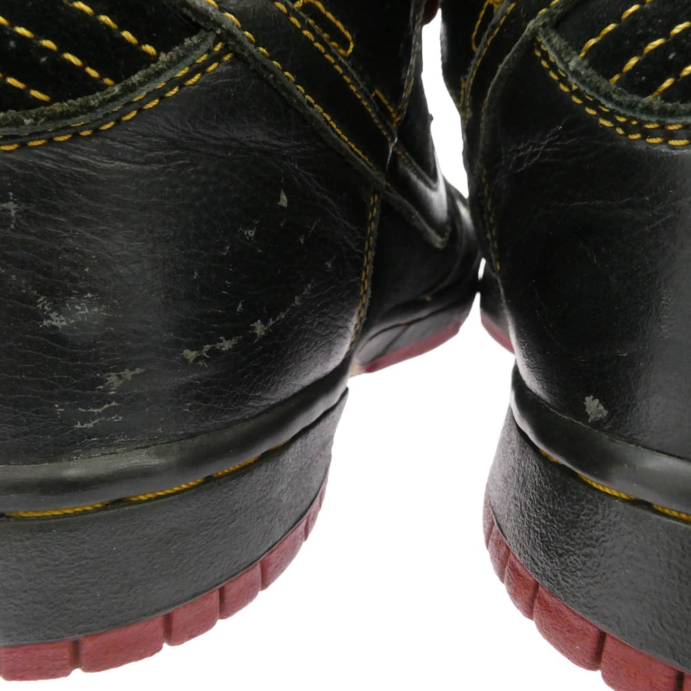 NIKE ナイキ 305050-001 Dunk High Unlucky 13 ダンク ハイ アンラッキー スニーカー ブラック系 27.5cm【中古】