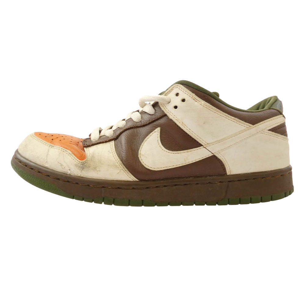 NIKE ナイキ 304292-228 SB Dunk Low Oompa Loompa ダンク ロウ ウンパ ルンパ スニーカー オレンジ系 ブラウン系 28cm【中古】