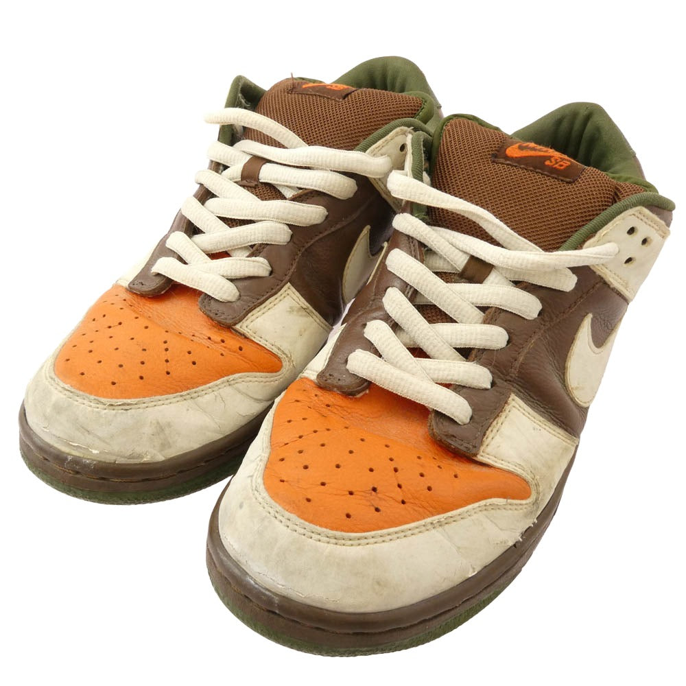 NIKE ナイキ 304292-228 SB Dunk Low Oompa Loompa ダンク ロウ ウンパ ルンパ スニーカー オレンジ系 ブラウン系 28cm【中古】