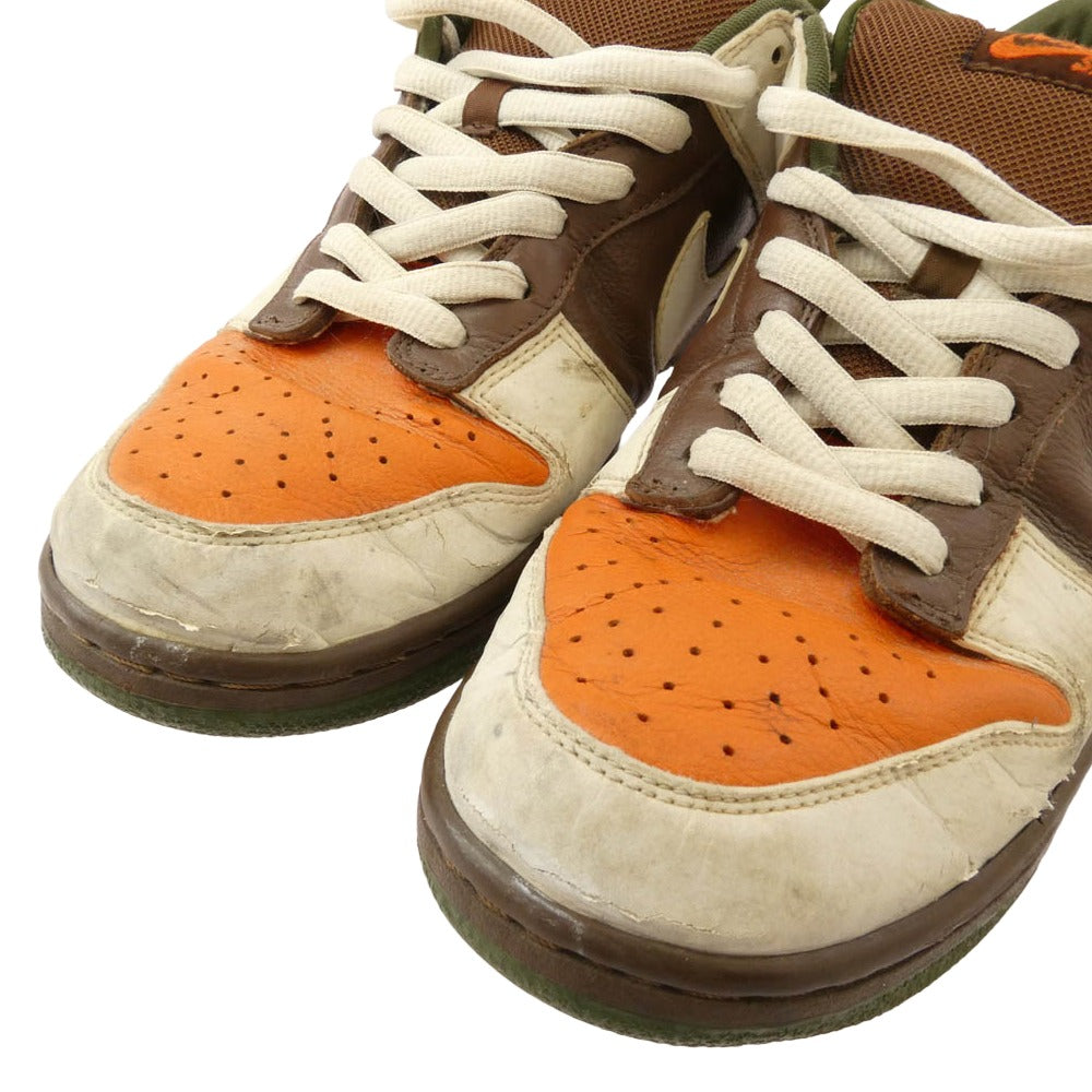 NIKE ナイキ 304292-228 SB Dunk Low Oompa Loompa ダンク ロウ ウンパ ルンパ スニーカー オレンジ系 ブラウン系 28cm【中古】