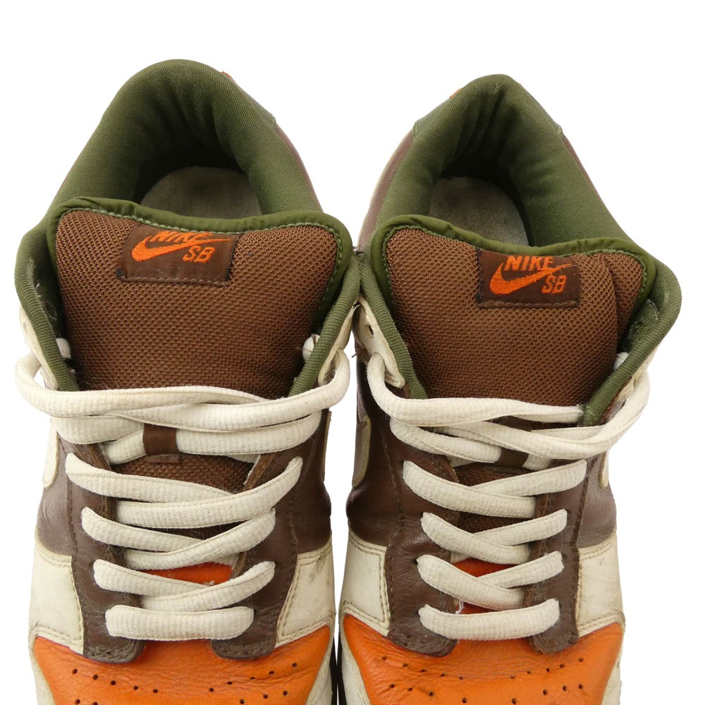 NIKE ナイキ 304292-228 SB Dunk Low Oompa Loompa ダンク ロウ ウンパ ルンパ スニーカー オレンジ系 ブラウン系 28cm【中古】