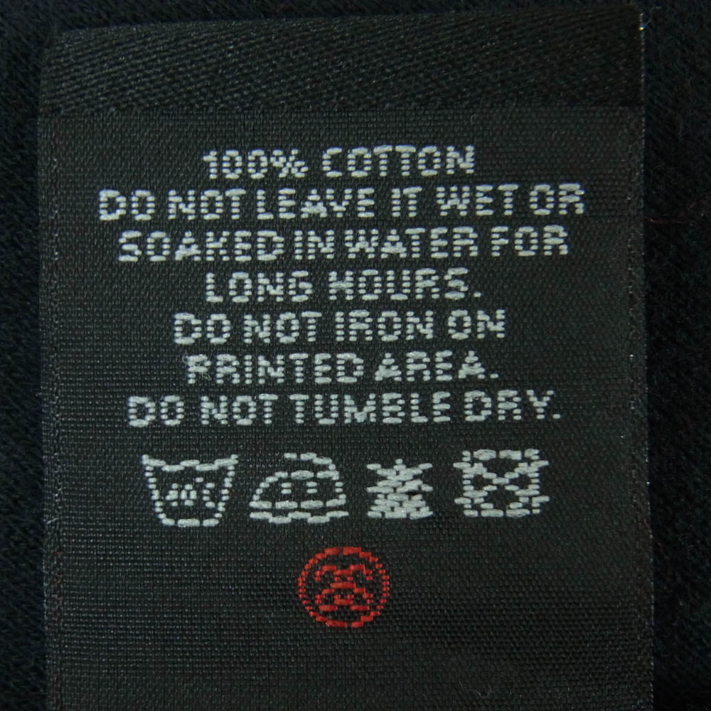 STUSSY ステューシー INCREASE THE PEACE プリント スウェット トレーナー コットン 中国製 ブラック系 S【中古】