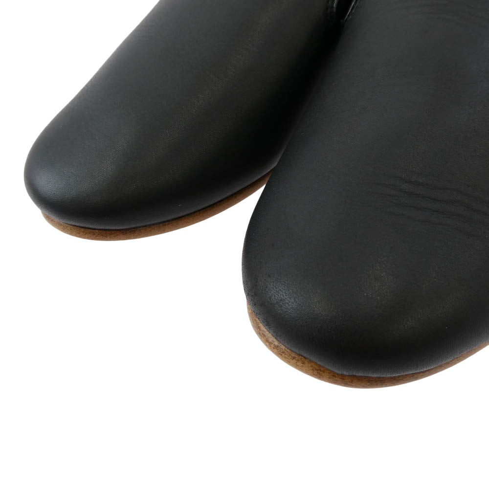 アルコレッタパドローネ PADRONE パドローネ レザー スリッポン シューズ ブラック系 41【美品】【中古】