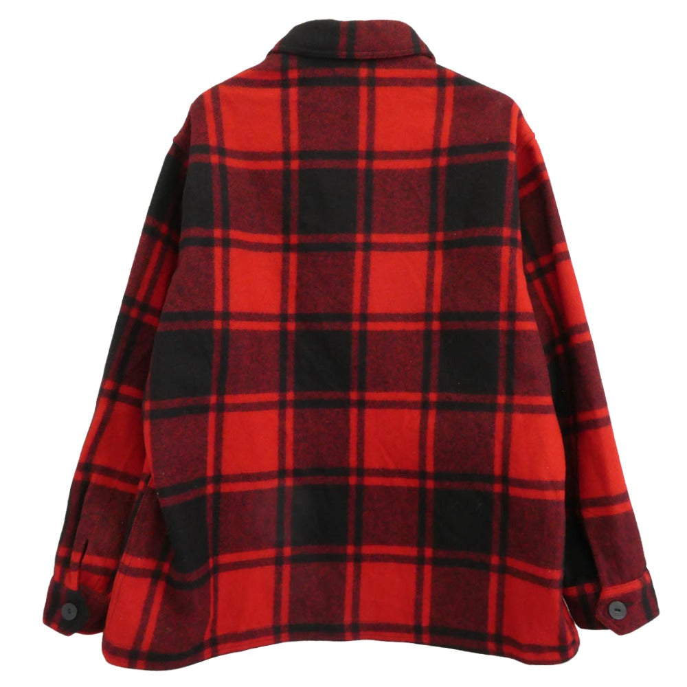 PENDLETON ペンドルトン 70s クルーザー ウール チェック ジャケット レッド系 XL【中古】