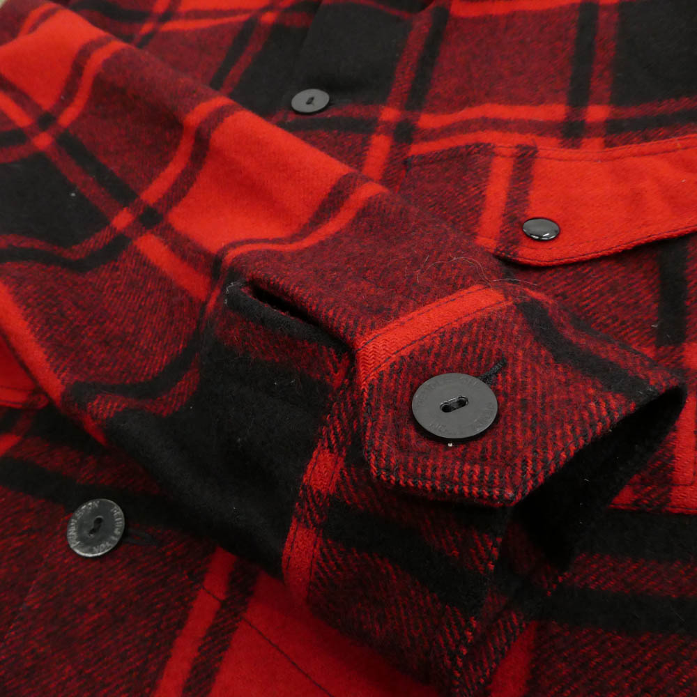 PENDLETON ペンドルトン 70s クルーザー ウール チェック ジャケット レッド系 XL【中古】