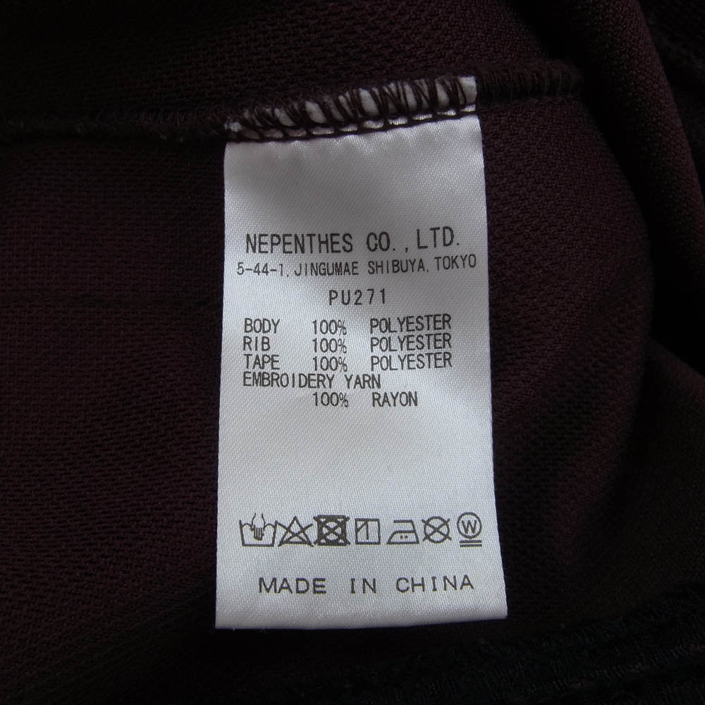 Needles ニードルス 24AW PU271 Track Jacket トラック ジャケット ブラウン系 L【中古】