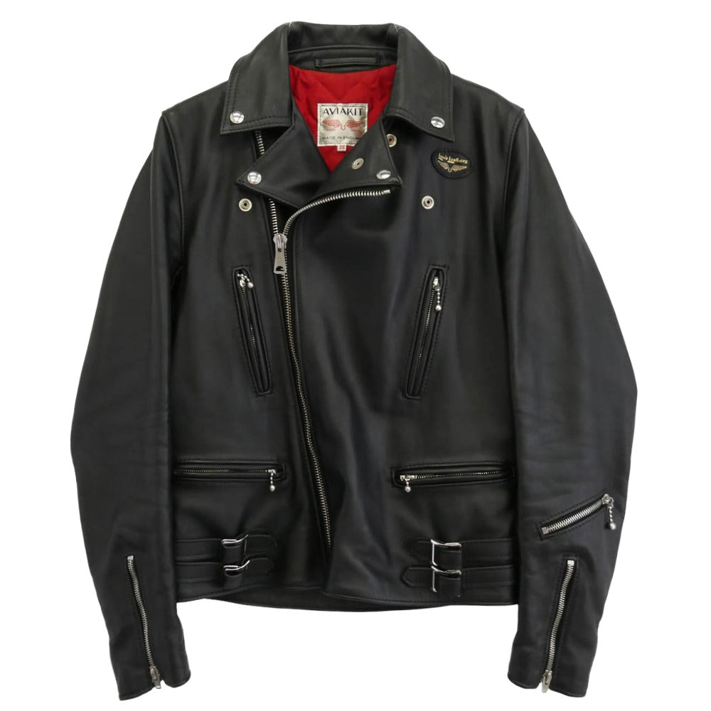 Lewis Leathers ルイスレザー LIGHTNING ライトニング ダブル ライダース レザー ジャケット ブラック系 38【中古】