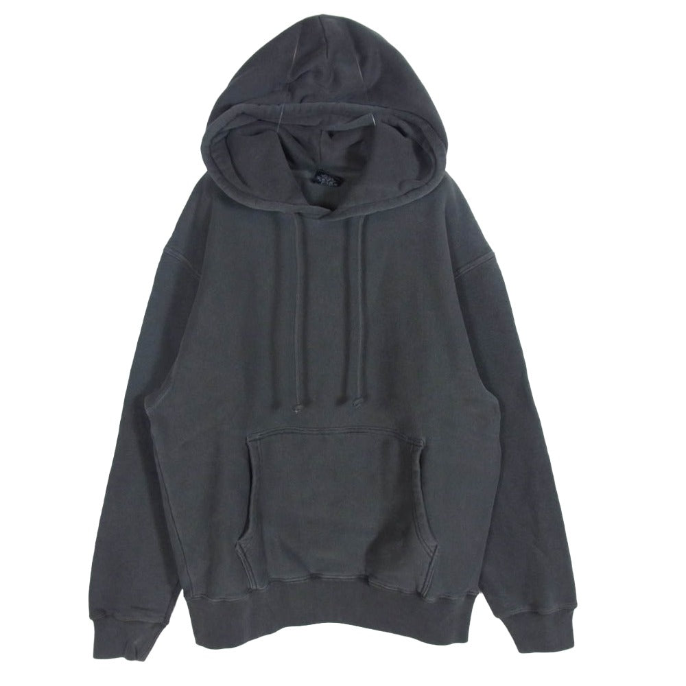 STUSSY ステューシー BUANA Pigment Dyed ピグメントダイ スウェット トレーナー チャコール系 S【中古】