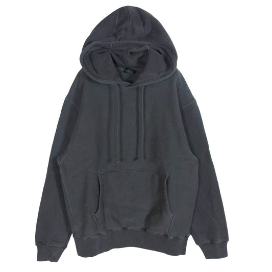 STUSSY ステューシー BUANA Pigment Dyed ピグメントダイ スウェット トレーナー チャコール系 S【中古】