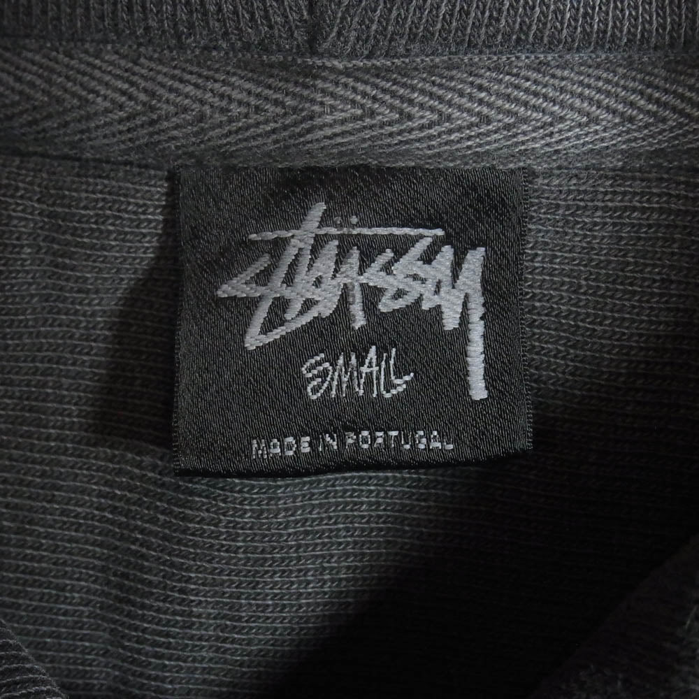 STUSSY ステューシー BUANA Pigment Dyed ピグメントダイ スウェット トレーナー チャコール系 S【中古】