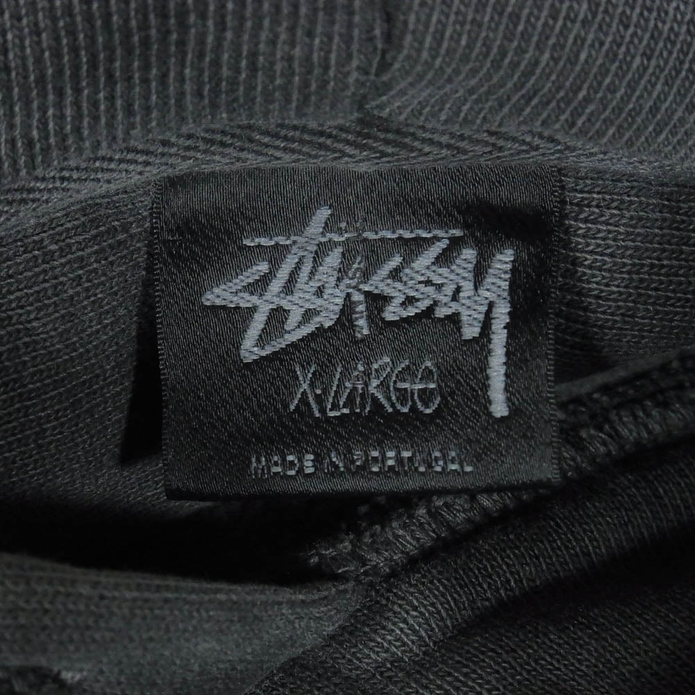 STUSSY ステューシー BUANA Pigment Dyed ピグメントダイ スウェット トレーナー チャコール系 XL【中古】