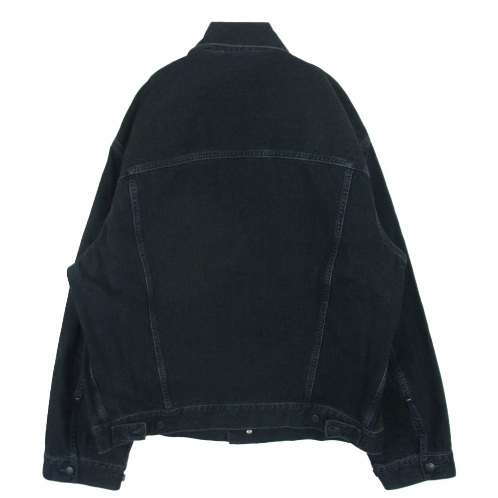 ACNE STUDIOS アクネストゥディオズ FN-UX-OUTW000062 リラックスフィット デニム ジャケット ブラック系 サイズ表記なし【中古】