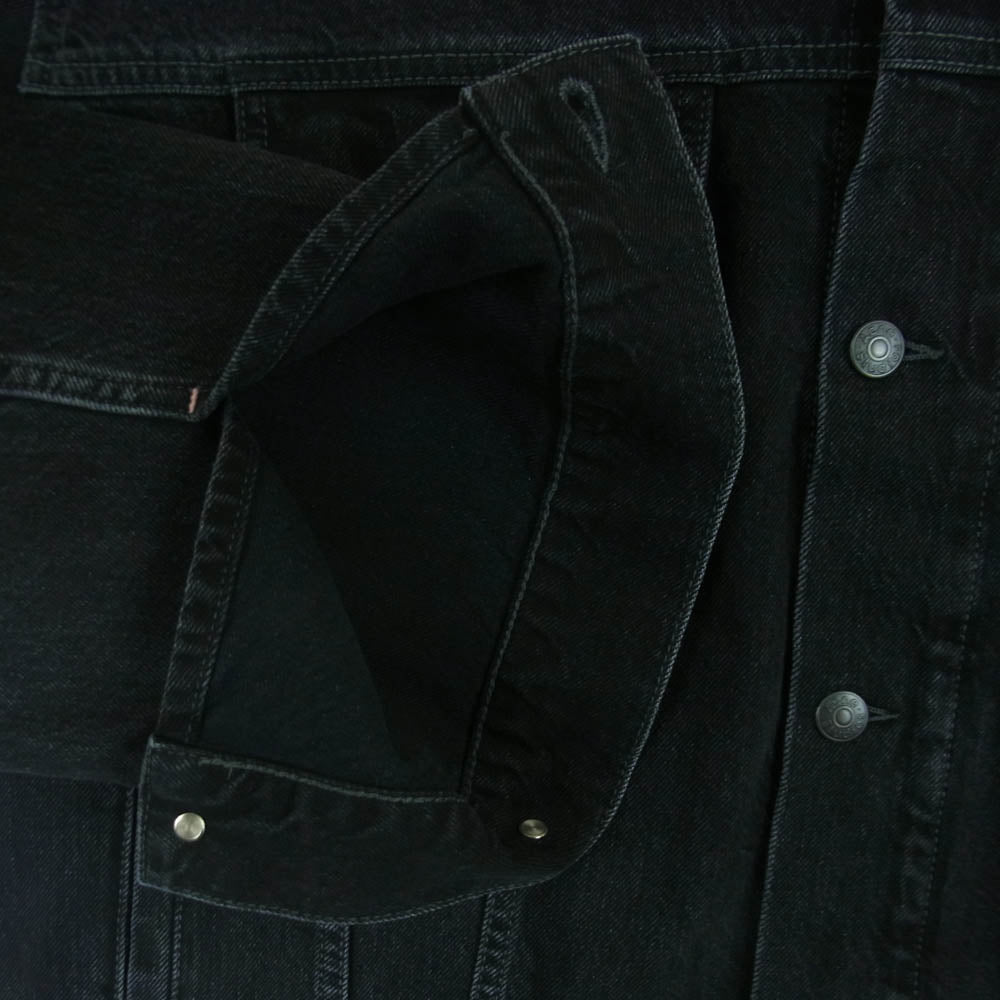 ACNE STUDIOS アクネストゥディオズ FN-UX-OUTW000062 リラックスフィット デニム ジャケット ブラック系 サイズ表記なし【中古】